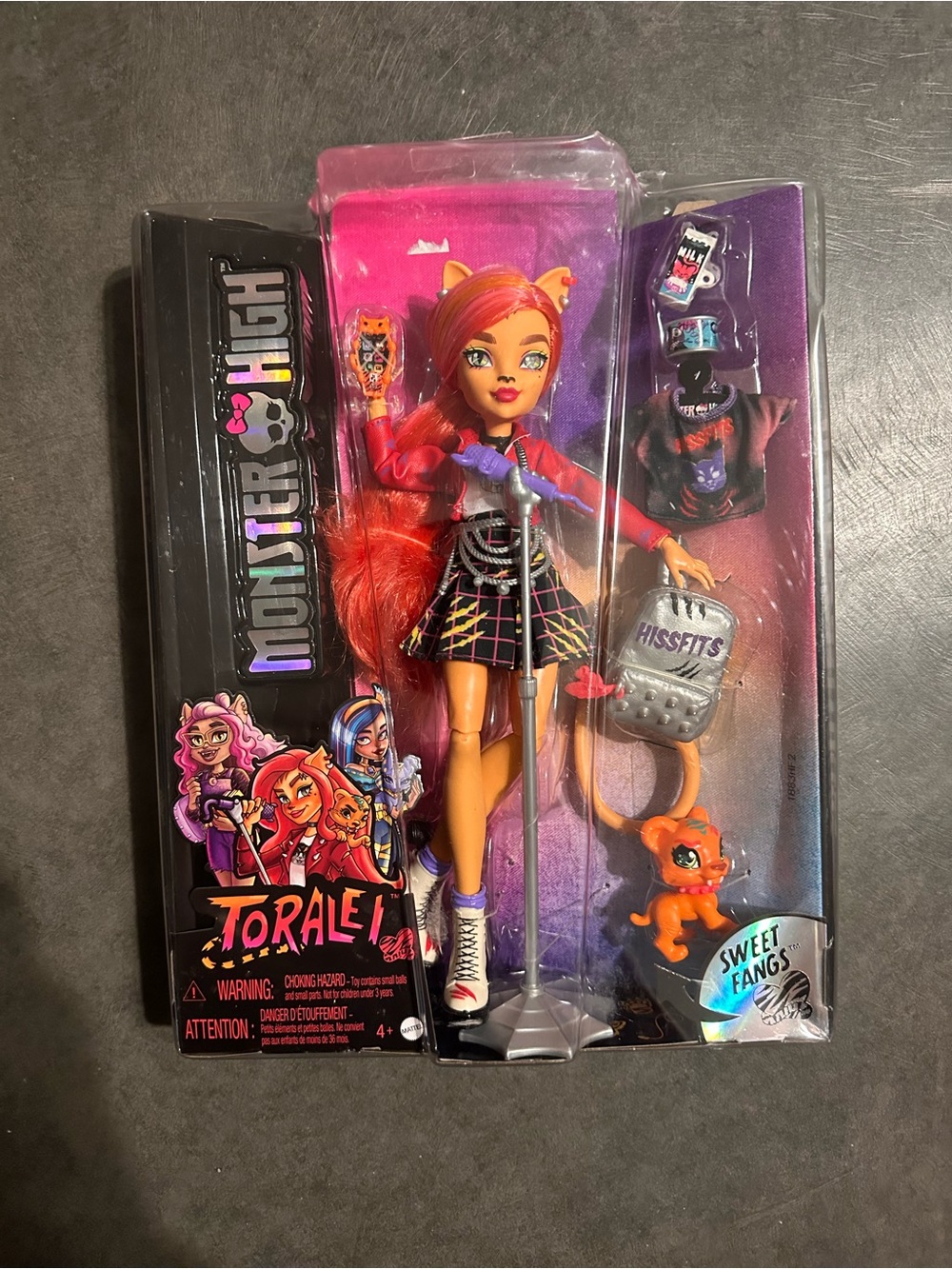 New (damaged box) Monster High G3 Reboot Toralei Stripe Doll